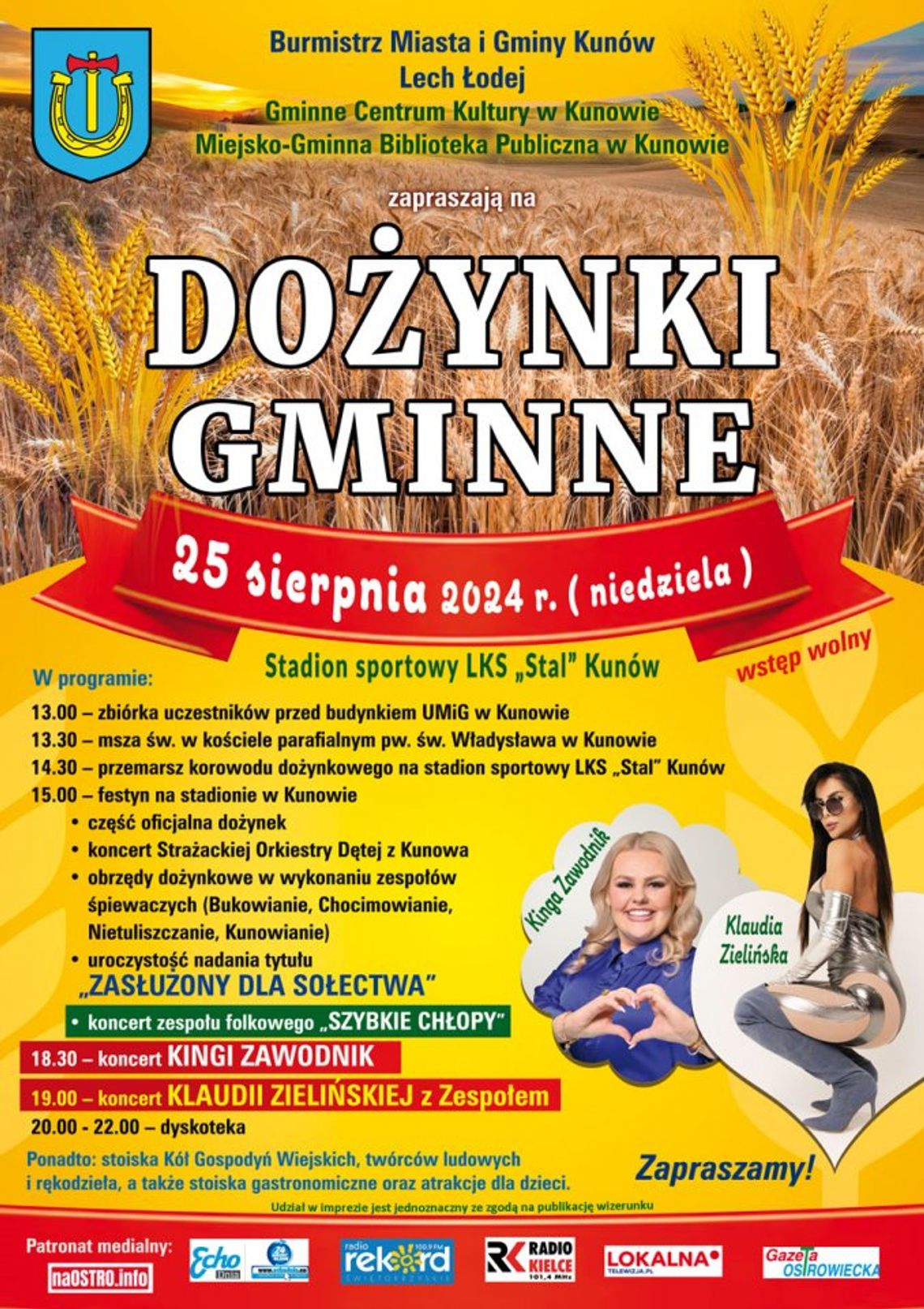 Dożynki gminne w Kunowie Dożynki gminne w Kunowie