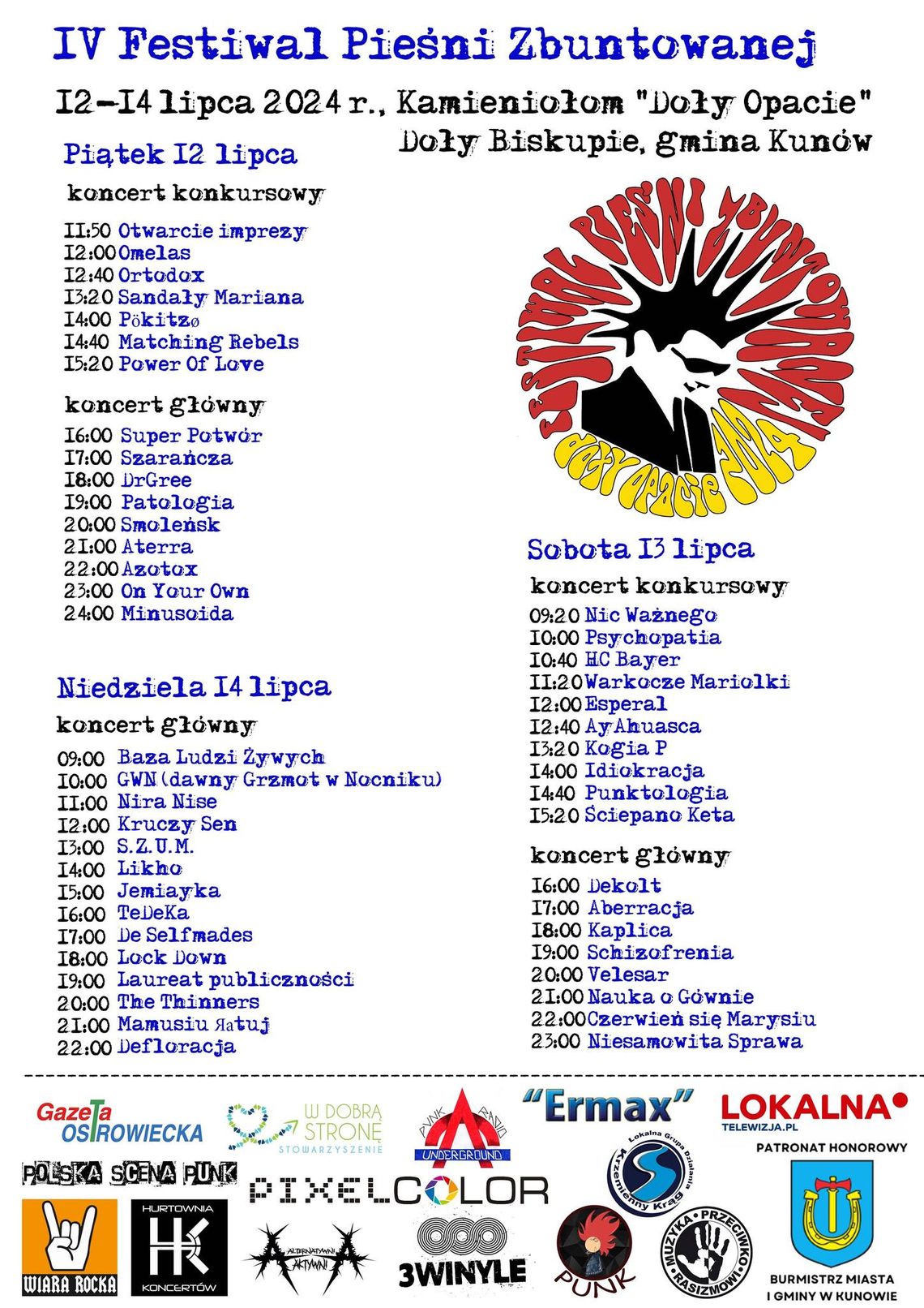 Festiwal Pieśni Zbuntowanej w Dołach Biskupich Festiwal Pieśni Zbuntowanej w Dołach Biskupich