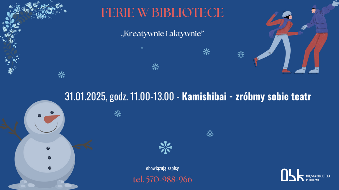 Kamishibai – zróbmy sobie teatr w Bibliotece