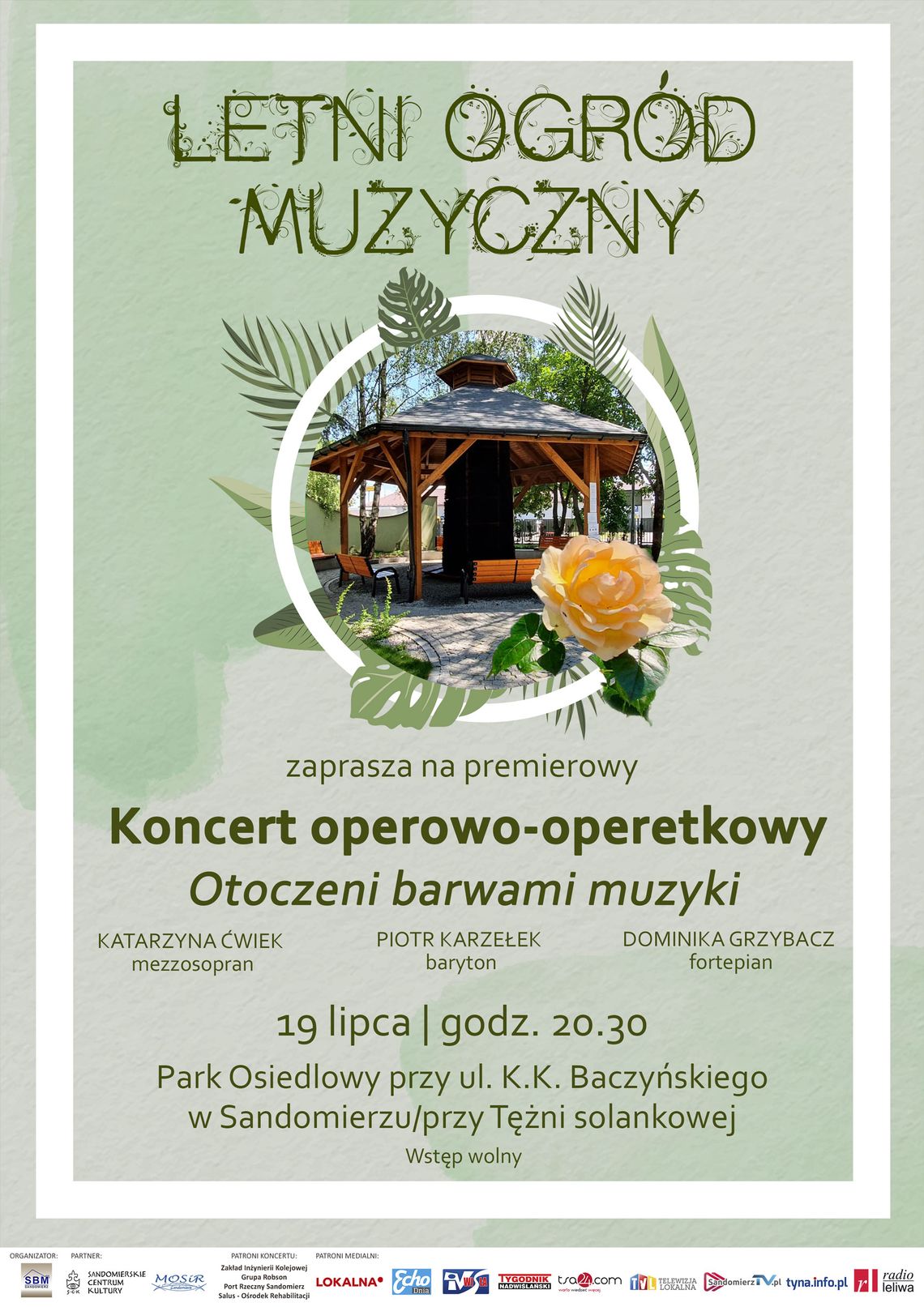 Letni ogród muzyczny - koncert „Otoczeni barwami muzyki”