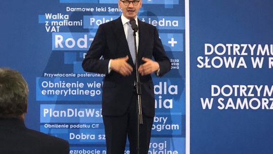 Premier Mateusz Morawiecki odwiedził Ostrowiec Świętokrzyski