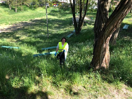 Akcja sprzątania przestrzeni miejskiej/fot. Lokalna.TV